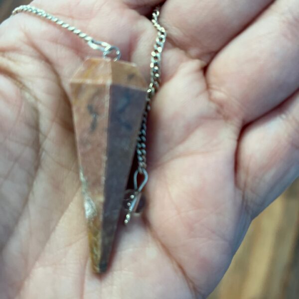 Rhodochrosite Pendulum