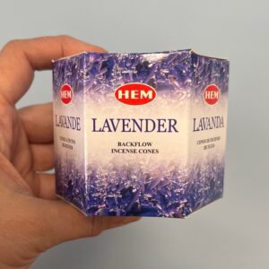 HEM Lavender Backflow Cones
