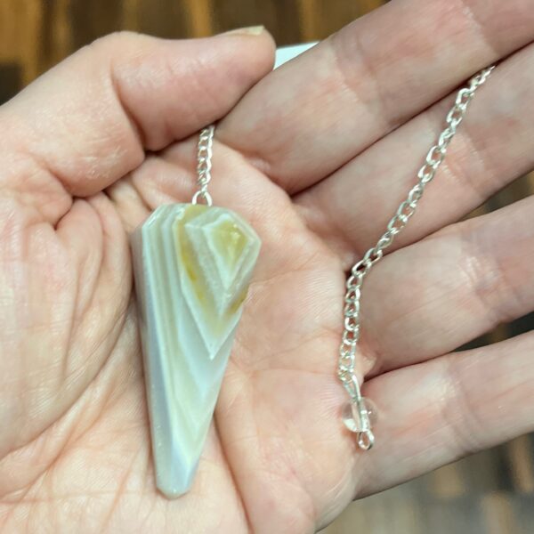 Yellow Agate Pendulum