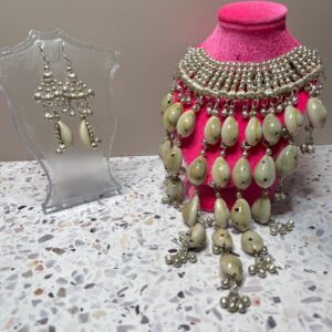 Cowrie Shell Necklace and Earring Set