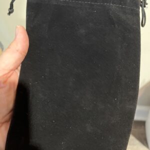 Black Velveteen Pouch