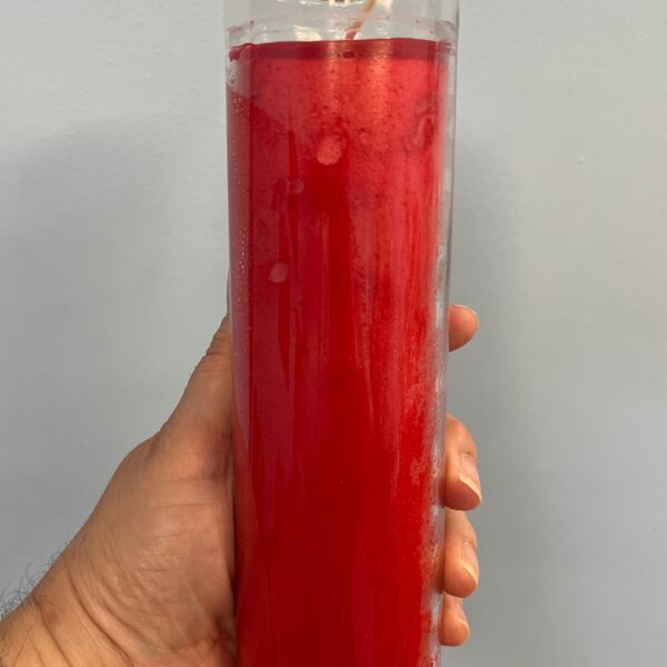 Red Bottle Candle 72-80 Hours