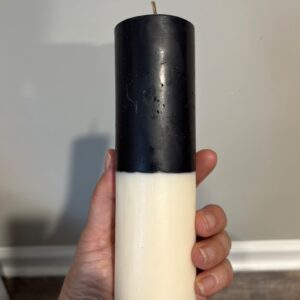 Black/White Candle