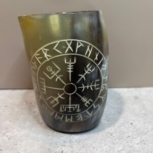 Buffalo Horn Compass Mug
