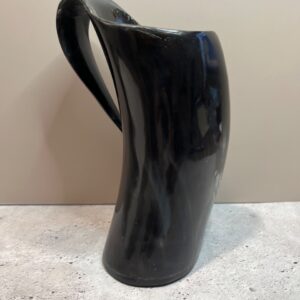 Buffalo Horn Mug 6”H