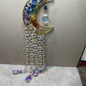 Rainbow Gem & Crystal Suncatcher